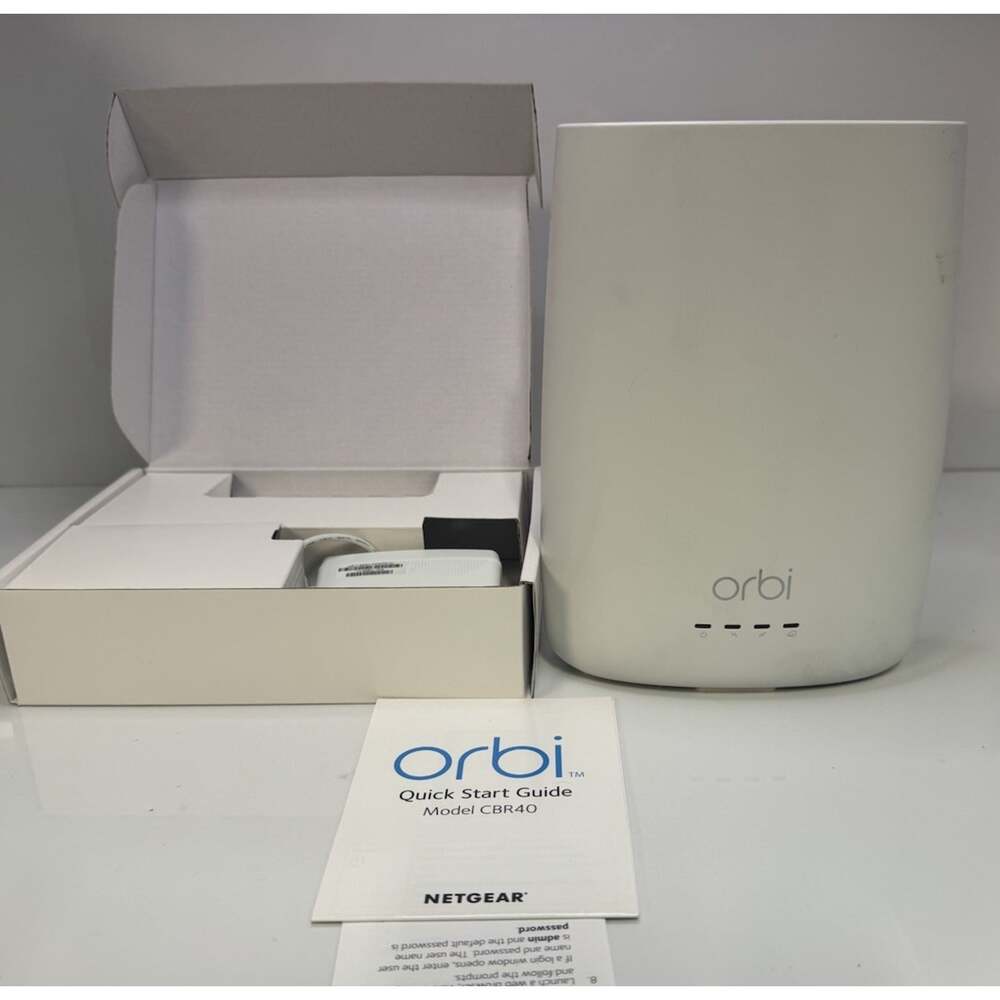 ORBI NETGEAR CBK40 WiFi Mesh System Router/Modem CBR40 with Satellite RBS20 - Picture 4 of 5